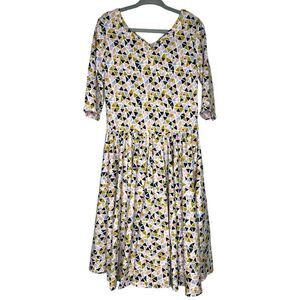 NEW Dot Dot Smile Multicolor Mossaic Ballerina Dress 7